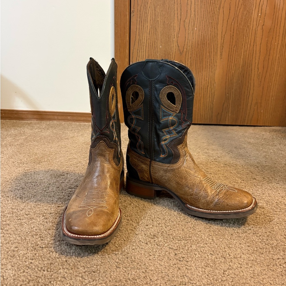 J.B. Dillon Genuine Leather Cowboy Boots